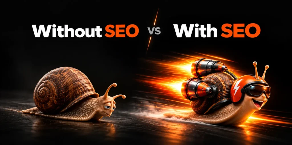 Without SEO & WIth SEO